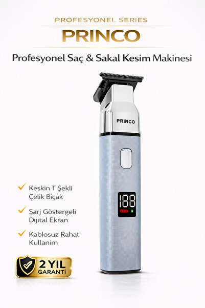 Princo PROFESYONEL SAÇ SAKAL VÜCUT TIRAŞ MAKİNESİ PR-507