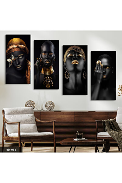 Evimemoda Masa MDF din 4 piese pentru femei africane