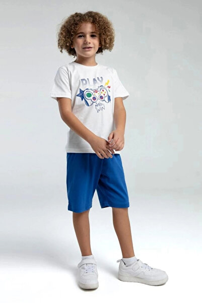 Rolypoly SET BERMUDA PENTRU BAIETI - Alb