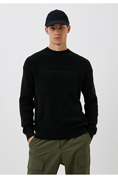Calvin Klein INSTIT SWEATER HIGH NECK EMBRO