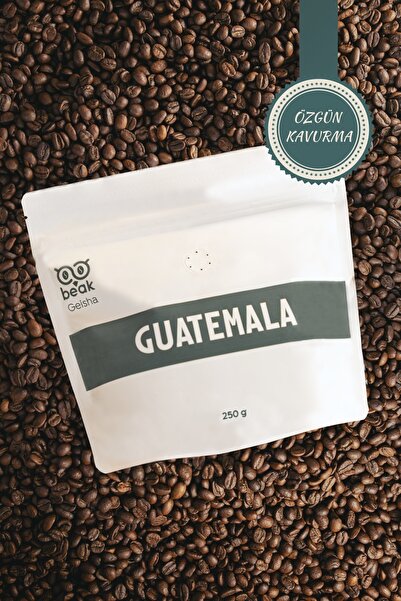 Beak Guatemala Geisha Çekirdek Kahve 250 GR , %100 Arabica