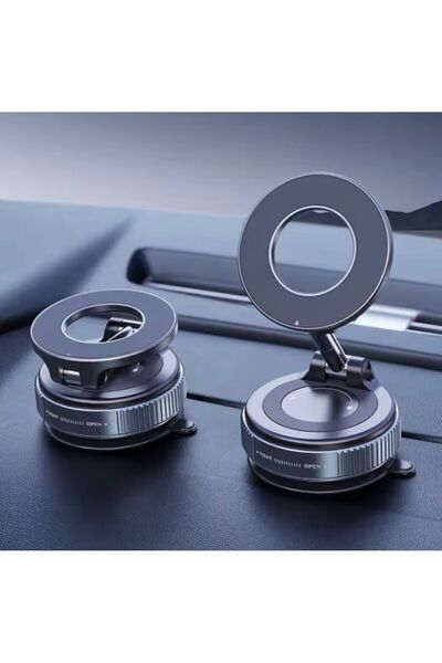 bi düzen Magsafe Telefon Tutucu Tüm Yüzeylerle Uyumlu Vakumlu 360° Dönebilen ...
