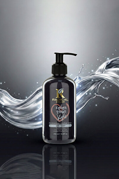 Radical Color Su Bazlı Saç Boyası 250 Ml Gri