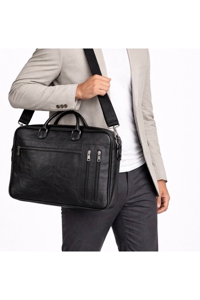Mesut Balaban Deri Ürünleri 15.6' Waterproof Briefcase Computer Notebook Lapt...