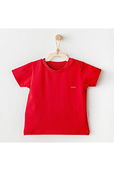 andywawa Ac25971 Casual Baby T-Shirt Red
