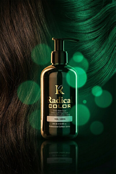 Radical Color Su Bazlı Saç Boyası 250 Ml Yeşil