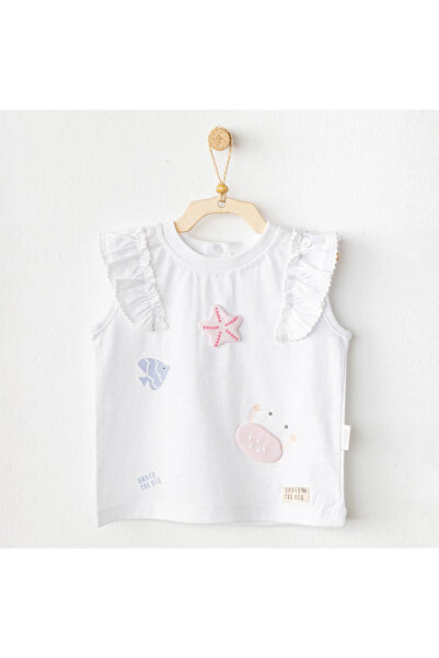 andywawa Ac25969 Casual Baby Tshirt White