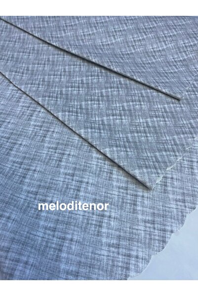 polset Gray White Round Tarpaulin Pvc Tablecloth Plaid 140X140 Lined Non-Slip