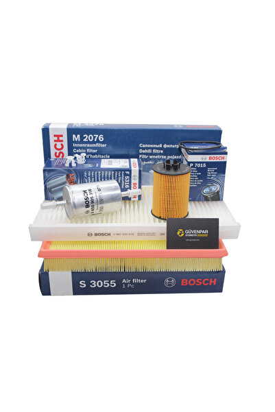 Bosch Opel Corsa C 1.0 1.2 1.4 Benzinli Motor Bakım Filtre Seti Marka
