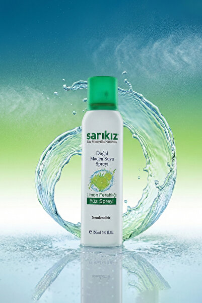 Sarıkız Doğal Maden Suyu Spreyi Limonlu 150 ml 8680035542243