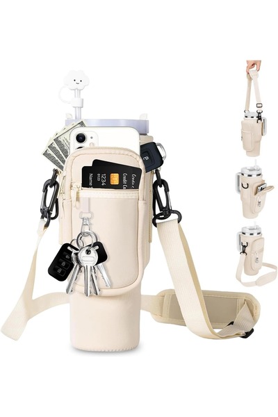 Besify Quencher 1.18 Lt Termos Askılı Neopren Koruma Termos Kılıfı Çanta Ve O...