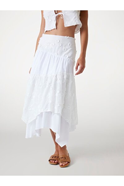 Guess Asymmetrical midi skirt