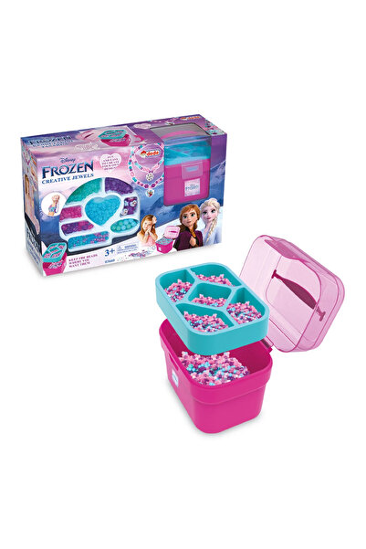 Frozen Frozen Elsa Large Bead Jewelry Set with Bag and Basket Girl Toys