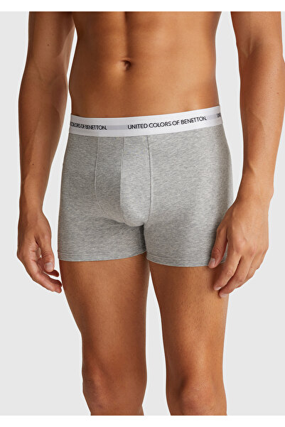 United Colors of Benetton Ανδρικό μποξέρ γκρι μελανζέ