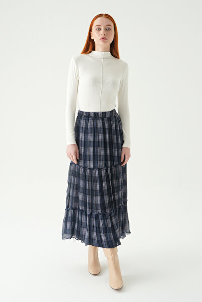 Rays 8483A Patterned Skirt with Elastic Waist Laci