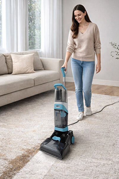 Yasomi T20 Pro HydroStream Buharlı Dikey Halı Yıkama Koltuk Yıkama ve Buharlı Paspas Makinesi