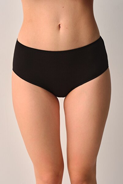 Amarelle Mila Μαύρα Ψηλόμεσα Σλιπ 3-τεμαχιακή Συσκευασία Βαμβάκι τεμαχίων