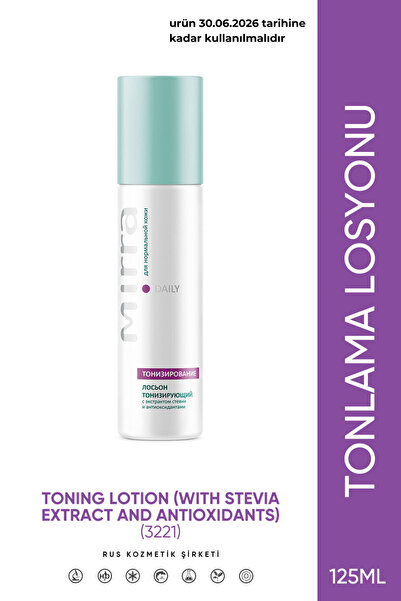 Mirra Antioksidan AHA Tonik Losyon Aloe vera Asit Yüz temizleyici Su bazlı Ci...