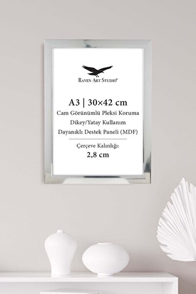 Raven Art Studio Potala A3-30x42cm Ασημένια θήκη για εικόνες, φωτογραφίες, έγ...