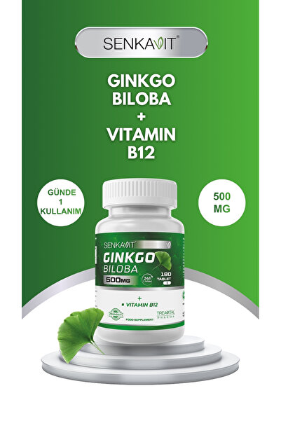 senkavit Ginko Biloba ve B12 İçeren 180 li Tablet