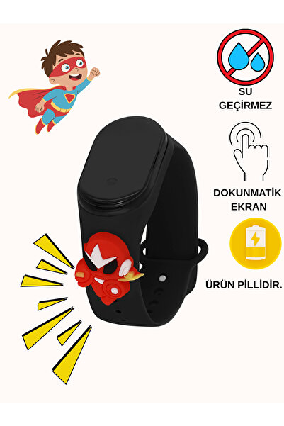 Ticarto Digital Led Ekranlı Figürlü (SU GEÇİRMEZ) Çocuk Kol Saati TCTSR007002...