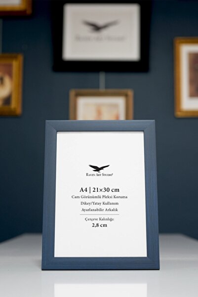 Raven Art Studio Potala A4-21X30Cm Navy Blue Picture Photo Document Poster Do...