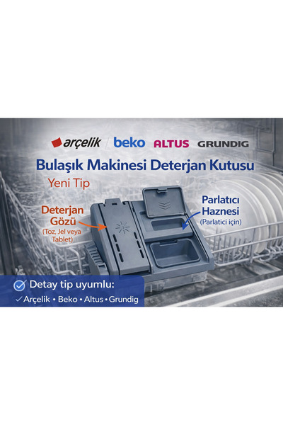 Beko Bulaşık Makinesi Deterjan Kutusu - ( 1512300100 )