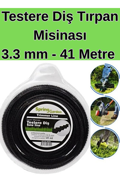 KL HOME 3.3 Mm - 41 Metre Tırpanlara Misina - Testere Diş Tırpan Misinası