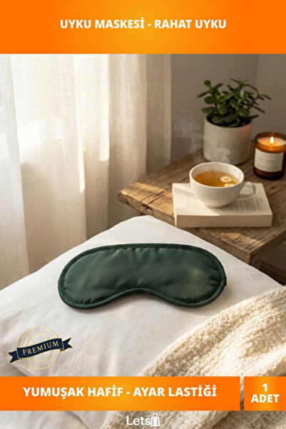 Letsii Yumuşak Hafif Gözleri Koruyucu Uyku Maskesi