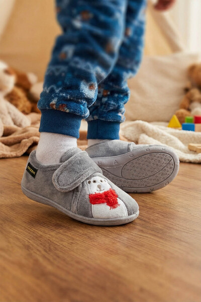 GEZER Pantofi de iarnă cu velcro, cu talpă confortabilă, pentru băieți