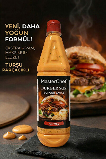 Masterchef Burger Sos 730 Gr 12 Adet