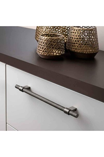 System Mobilya Kulbu Füme/Antrasit Renk 320mm Kulp (SY8774 0320 BBN-BBN)