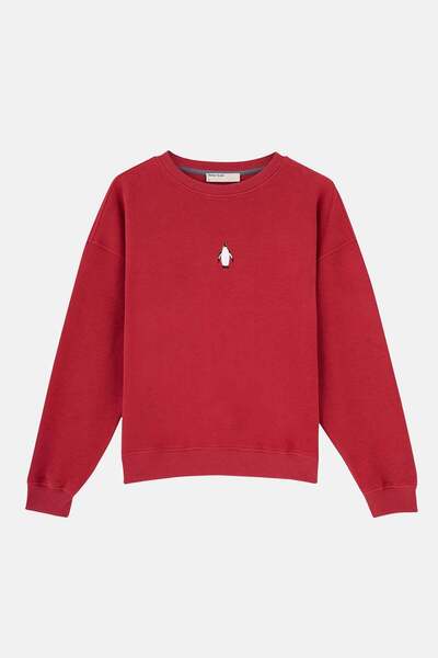 Reflect Studio Emperor Penguin Supersoft Sweatshirt - Claret Red