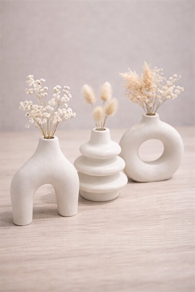 Bkstudio Minimal 3 lü iskandinav tarzı bohem vazo Pinterest vazo seti dekorat...