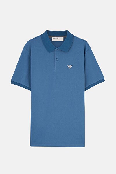 Reflect Studio T-Shirt Koala Polo Neck - Μπλε