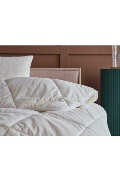 Doqu Home لحاف من الخيزران للمهرجانات باللون الأبيض - مزدوج