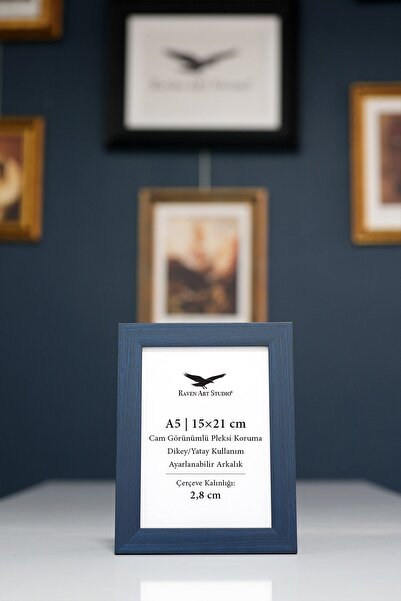 Raven Art Studio Potala A5-15X21Cm Navy Blue Picture Photo Document Poster Do...