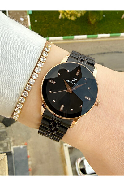 Daniel Klein Kristal Camlı Kadın Kol Saati Ve Hediye Bileklik