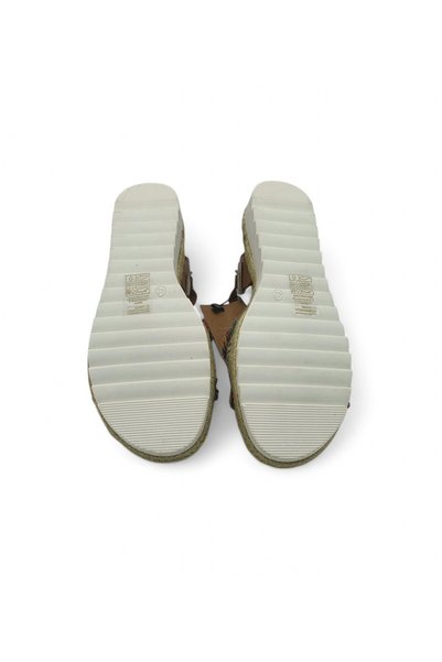 mtng Sandale damă 40, imitație de piele, material textil, maro