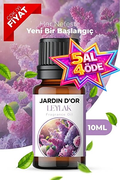 JARDIN D'OR Leylak Esansiyel Uçucu Koku Yağı Buhurdanlık Yağı Difüzör Esansı ...