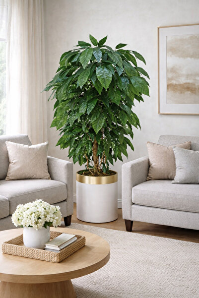 RUZGARCİCEK Rüzgar Yapay Çiçekçilik 150 cm boyunda lüks saksılı ceviz ağacı