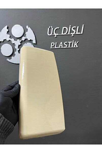 3DisliPlastik Peugout 407 3. Stop Kapağı Krem 3D Baskı