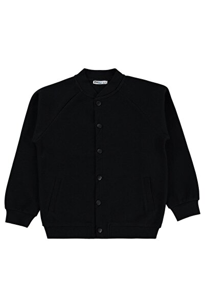 Civil Boys Boy's Cardigan Piqué 6-9 Years - Black 6-7 Years