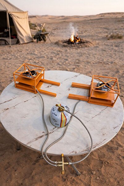 bakraj Bakraj foldable double-burner camping stove
