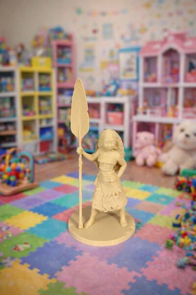 RA Design Moana Bebek Maket Guaj Boya ile Boyanabilir Çocuk Hobi