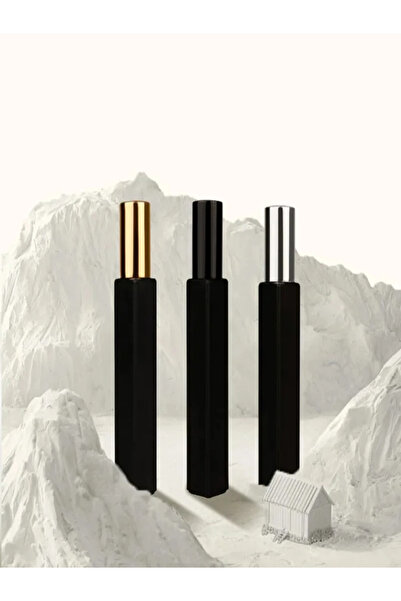 Cosy Club Shop 3lü Yeniden Doldurulabilir Taşınabilir Seyahat Boy Siyah Cam B...