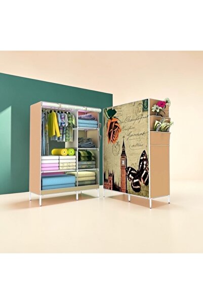 Vision Portable clothes organizer (wardrobe) - beige color