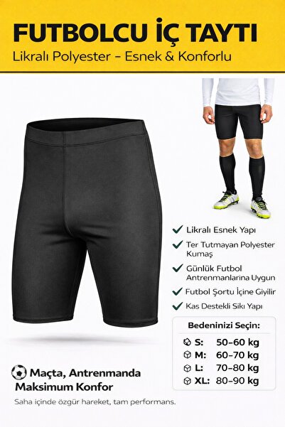 Liggo Colanți Sport Lycra Colanți Fotbal Sub Pantaloni Scurt Colanți