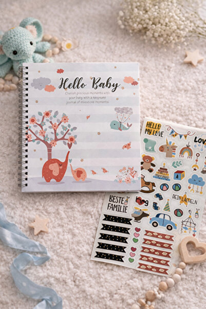 OEM Jurnal de Amintiri pentru Bebeluș cu Set de Stickere Cadou – Ideal pentru...