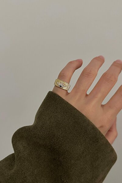 Okko Store خاتم قابل للتعديل على شكل رموش العين